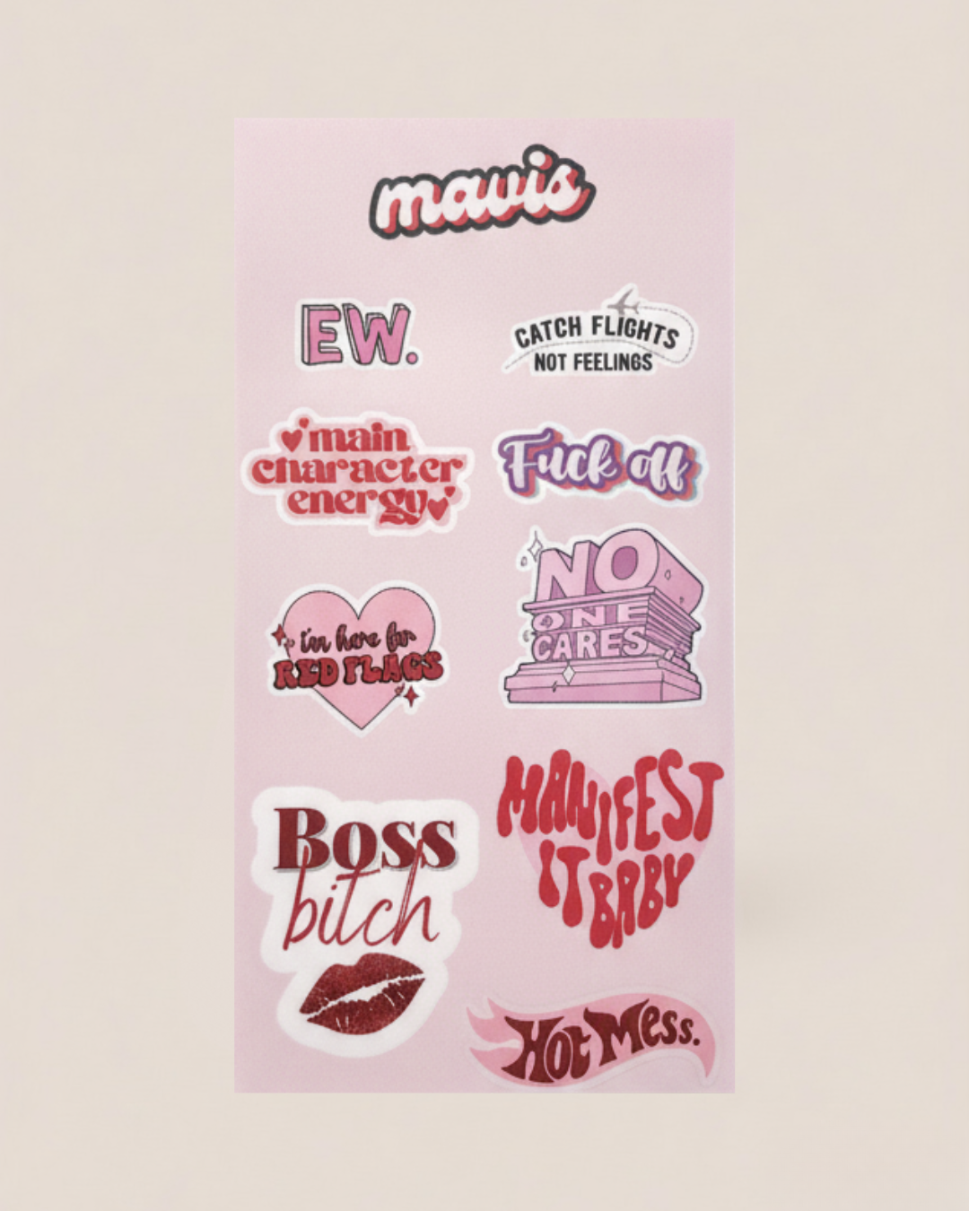 Mavis mean girl edition - water proof