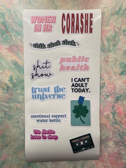 Mavi water proof stickers originals