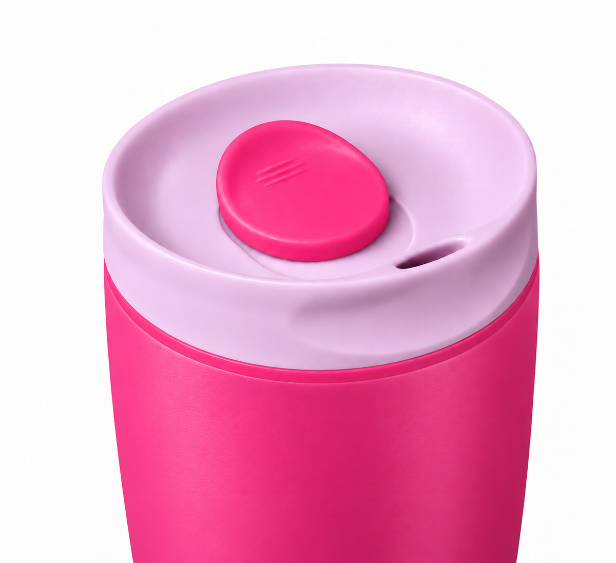 Mavy Go - Hot Pink lid close-up